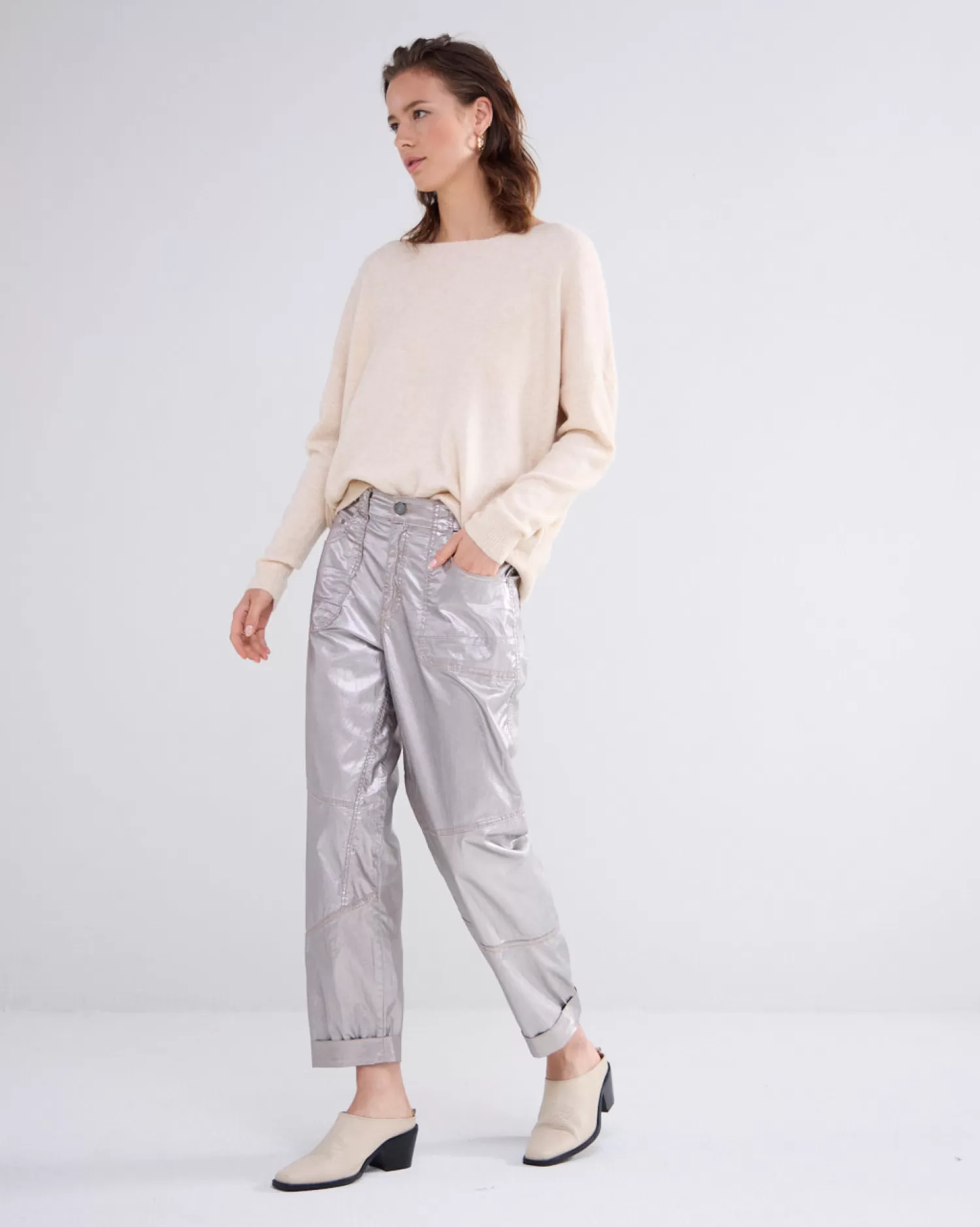 DAMES Summum Foil Print Pants