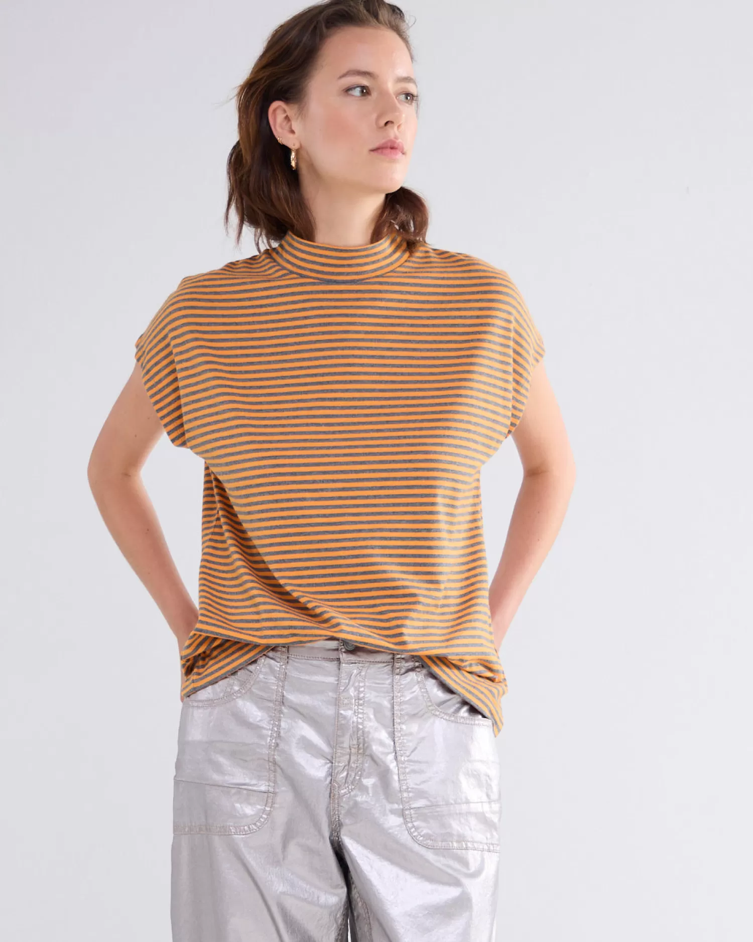 DAMES Summum Top Met Aangeknipte Mouwen