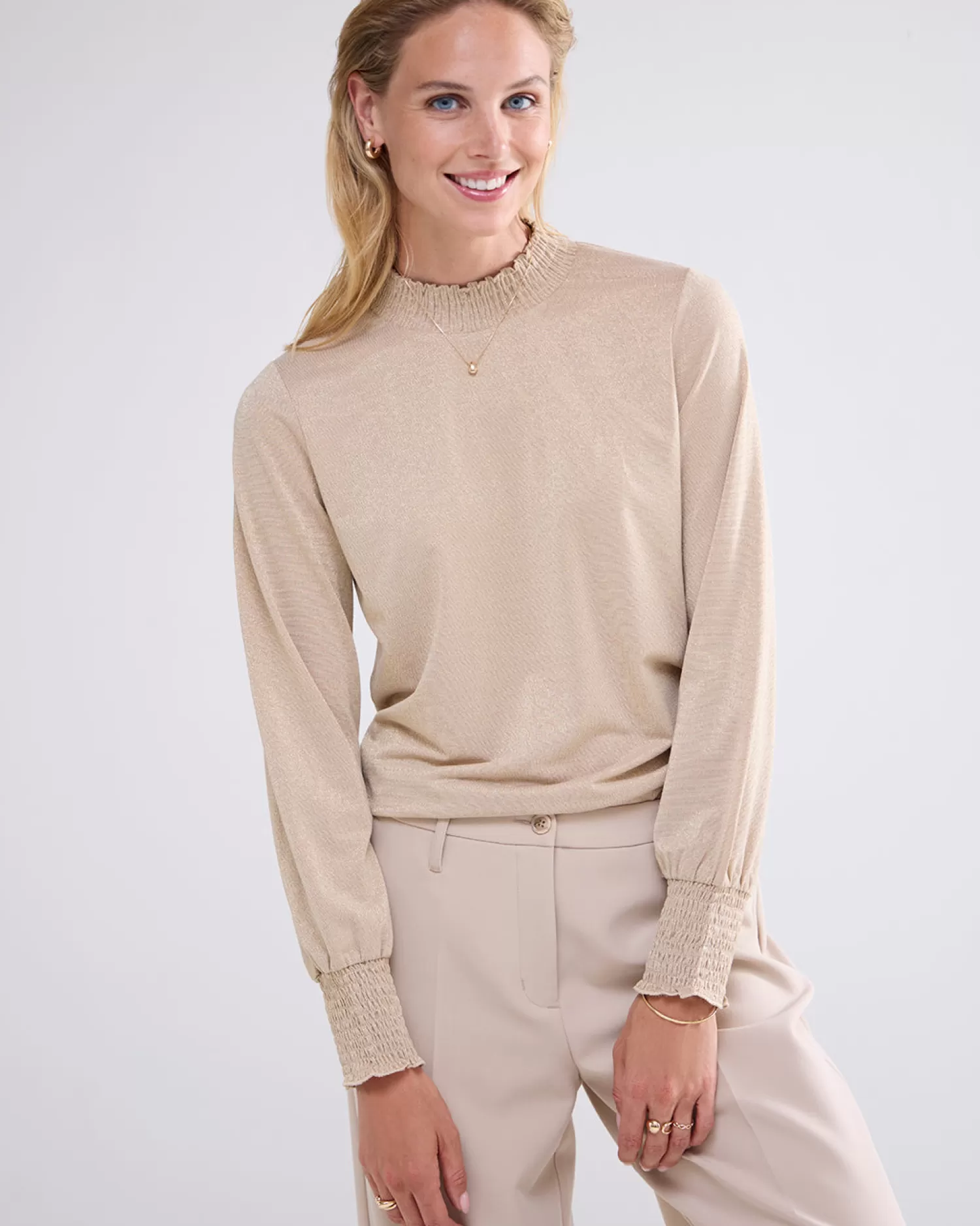 DAMES Summum Top Metallic
